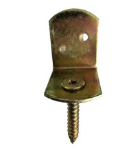 Supporto a Vite per Pali Quadrati 38 x 38 x 30 mm Recinzione quadrata palo asta