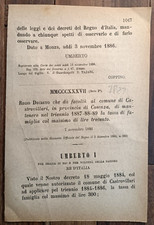 CASTROVILLARI 1886 REGIO