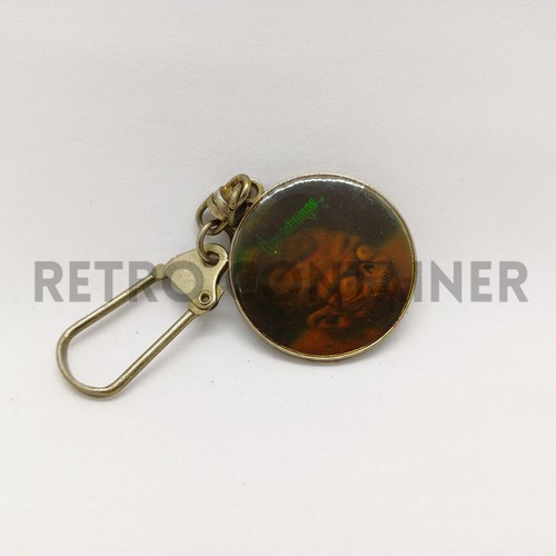 Vintage keyring keychain l - keyring,