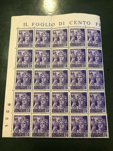 Foglio 33 francobolli - n°,