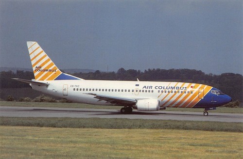 Cartoline aeree air columbus - cartoline,
