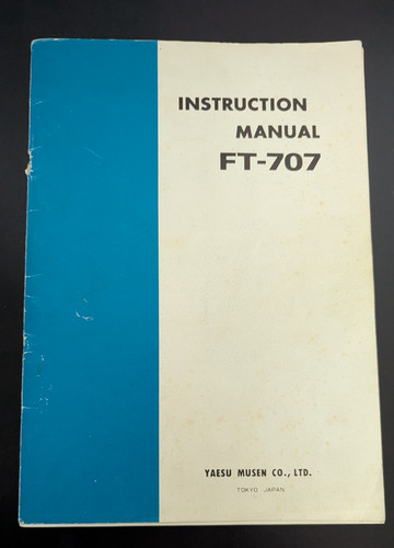 Yaesu 707 manuale - ft-707,