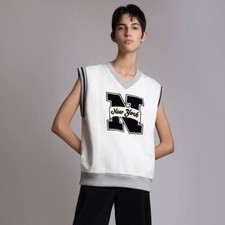 Gilet felpa Zara preppy New