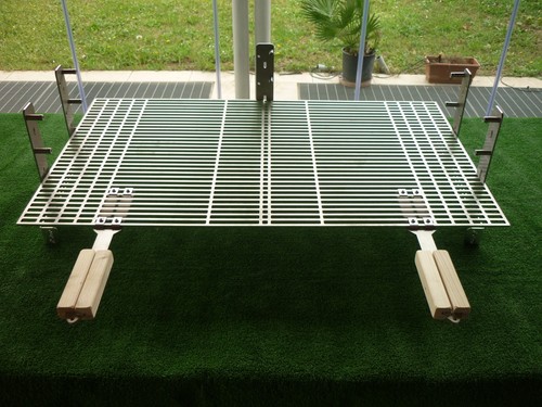 Griglia braciere 100x60 inox - griglia,