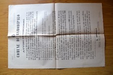 ANTICO AVVISO DI CONCORSO ROVIGO COMUNE DI RAMODIPALO MEDICINA CHIRURGIA 1901