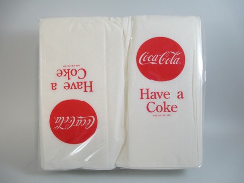 Coca cola tovaglioli - tovaglioli, dispenser