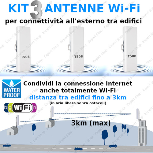 Kit antenne wifi esterno - kit,