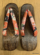 Geta Sandali Giapponesi Donna Yukata Kimono げた 下駄 misura 41 mod.4