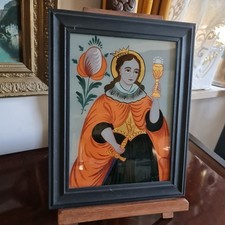 n.11) Santa Barbara. Dipinto