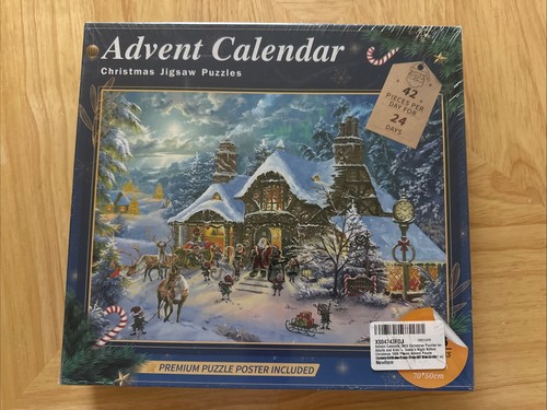 Calendario dell avvento puzzle - calendario, dell'avvento