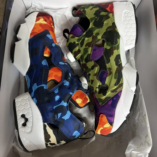 Scarpe reebok bape instapump - reebok, x