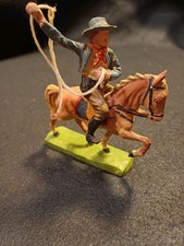 Elastolin pasta,Cowboy a cavallo con lazo