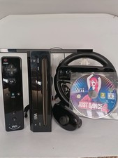 Nintendo Wii Nera con accessori e Just Dance 4