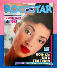 LOREDANA BERTÈ Rara RIVISTA 1985 | ROCKSTAR | Berte SADE Tina TURNER David BOWIE