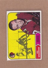 1968-69 TOPPS HOCKEY KEN WHARRAM #22 BLACK HAWKS EX *A32271