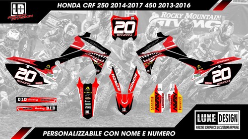 Kit grafiche adesivi per honda - kit,