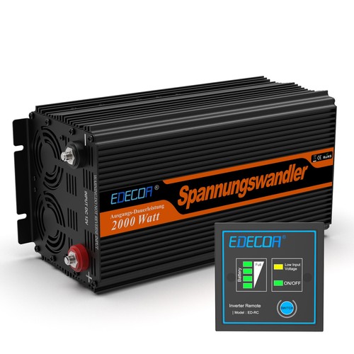 Edecoa inverter 12v - inverter, 220v