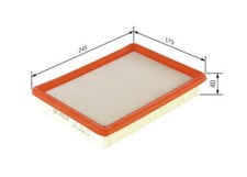 Bosch 1457433253 filtro aria - -,