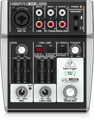 Mixer xenyx 302usb con - mixer,