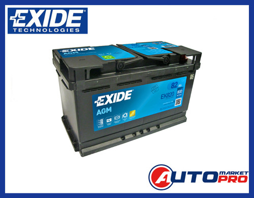 Batteria auto exide ek820 - batteria,