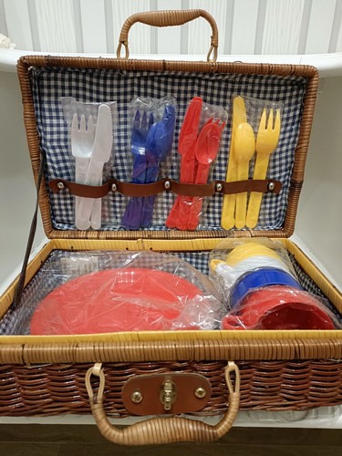 Cestino picnic vimini - cestino, con