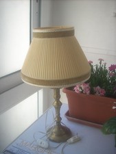 lampada da tavolo vintage cappelliera in tessuto