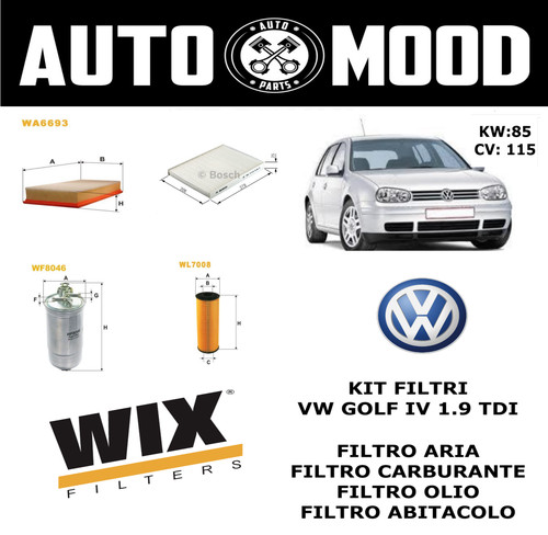 Kit filtri golf - filtri,