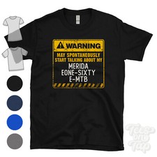 ATTENZIONE PUÒ INIZIARE SPONTANEAMENTE A PARLARE DELLA MIA MERIDA EONE-SIXTY E-MTB T-SHIRT