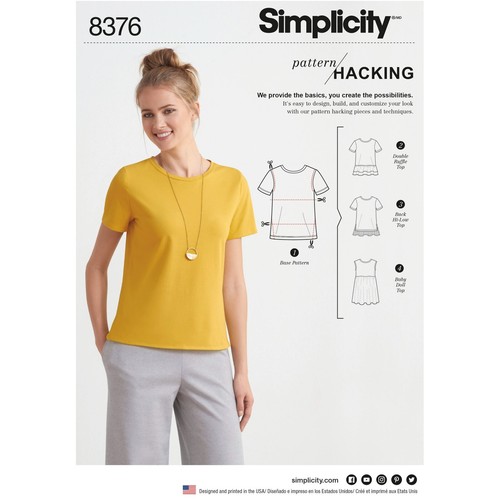 Simplicity 8376 misses top - 8376,