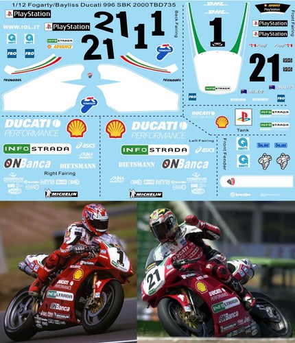 Decals per ducati 996 r - per,