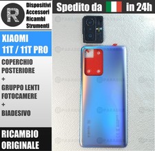 Coperchio Vetro Scocca Batteria ORIGINALE Xiaomi 11T / 11T Pro 2107113SG BLU