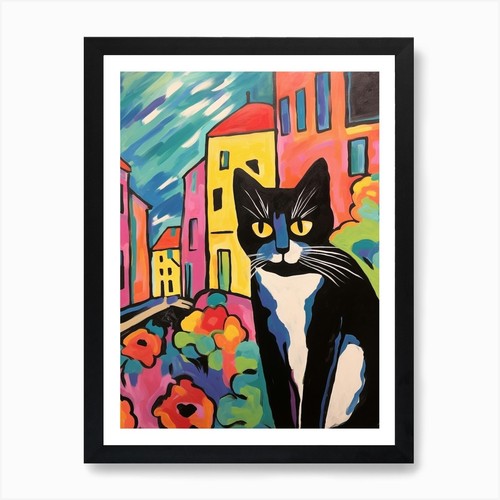 Quadro gatto a padova - gatto,