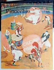 A618 CLASSICI PER RAGAZZI "PINOCCHIO" FABRI 1965 N° 2, 3, 4, 6, 7, 9, 10 e 11