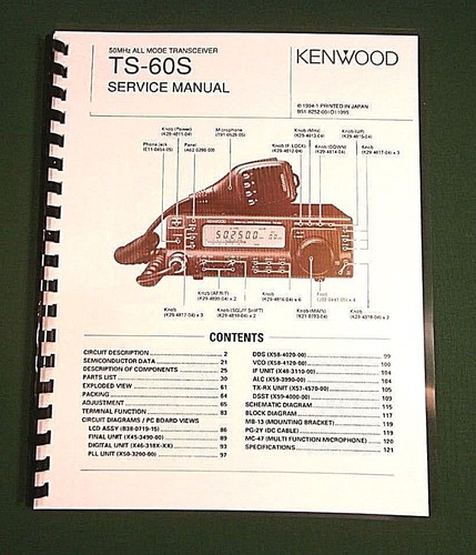 Kenwood 60s manuale di - kenwood, ts-60s