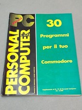 30 programmi per COMMODORE 64 C64  supplemento rivista PERSONAL COMPUTER