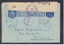 Timbro WW2 Posta Militare Raggruppamento Artiglieria G.A.F. Trapani WZ644