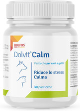Dolvit Calm 30 Cpr - Calmante per Cani E Gatti, Ideale per Gestire Lo Stress E L