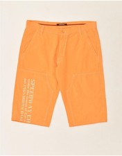 CARRERA Mens Graphic Chino Shorts W36 Large Yellow AB01