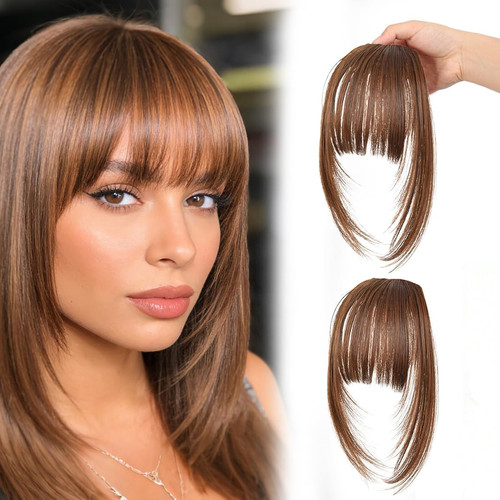 Frangia finta clip capelli - frangia, clip-in