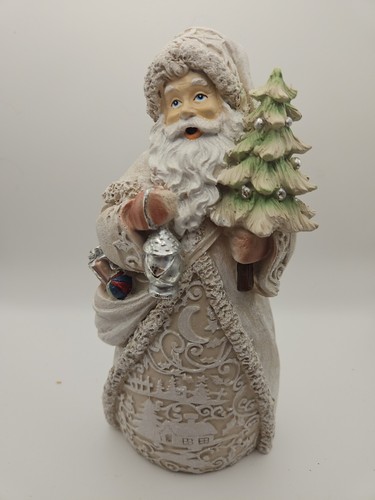 Lanterna argento babbo natale - argento,