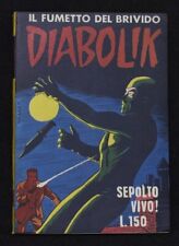 DIABOLIK N° 8 I SERIE INGOGLIA DA MAGAZZINO!NO RESA NO RESTAURI!P-E-R-F-E-T-T-O!