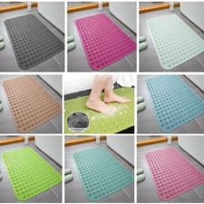 TAPPETO DOCCIA VASCA ANTISCIVOLO CON VENTOSE 100% PVC PLASTICA VARIE MISURE 