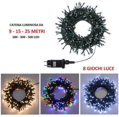 Catena luminosa luci natale - luci,