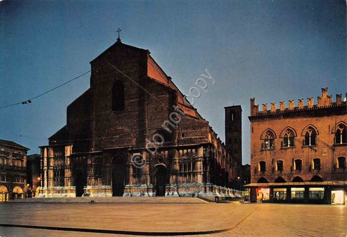 Cartolina bologna basilica - cartolina,