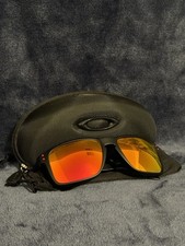 NUOVI occhiali da sole Oakley OO9417-0859 Holbrook XL quadrati polarizzati - NERO/ROSSO RUBINO