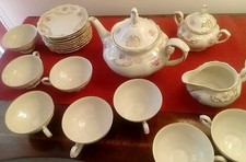 BAVARIA ELFENBEIN PORZELLAN - SET DA TE - VENTI ELEMENTI IN PORCELLANA BIANCA