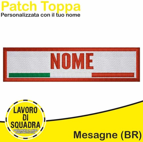 Patch nome personalizzata - patch,