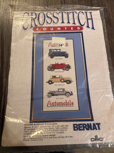 Kit punto croce - vintage, bernat