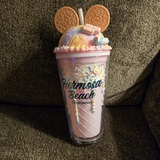 Biscotti gelato 3D rosa waffle