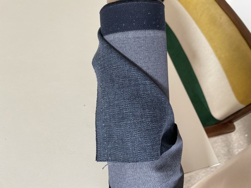 Tessuto per tappezzeria - blu, di